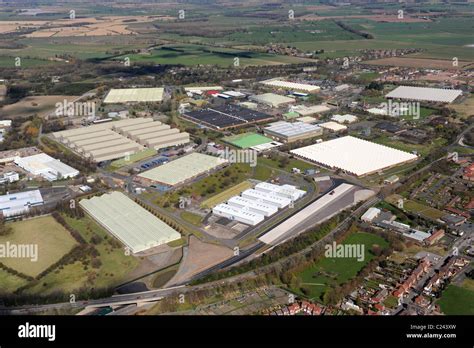 Aerial View Central Ordnance Depot Donnington Shropshire Stock Photo