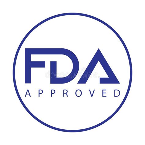 Fda Approved Logo Stock Illustrations – 192 Fda Approved Logo Stock ...