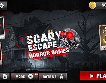 Horror Game Ui Projects :: Photos, videos, logos, illustrations and branding :: Behance