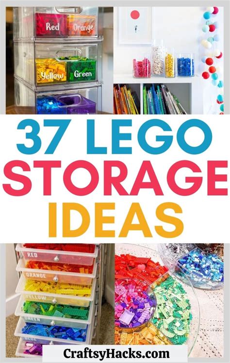 37 Lifesaving Lego Storage Ideas You Need - Craftsy Hacks