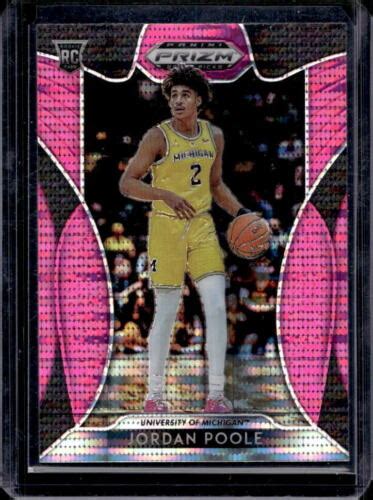 Prizm Draft Picks Jordan Poole Pink Pulsar Prizm Rookie Rc