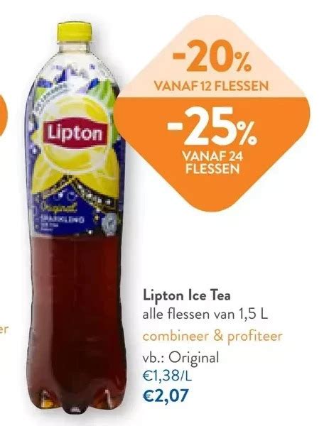 Lipton Ice Tea Alle Flessen Van 1 5 L Promotie Bij OKay