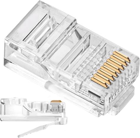 Conectores Rj45 100 Conectores Modulares Extremo Cat 6 ConectoRed