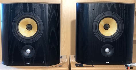 B W Bowers Wilkins Scms On Wall Surround Speakers Pair Black Ash