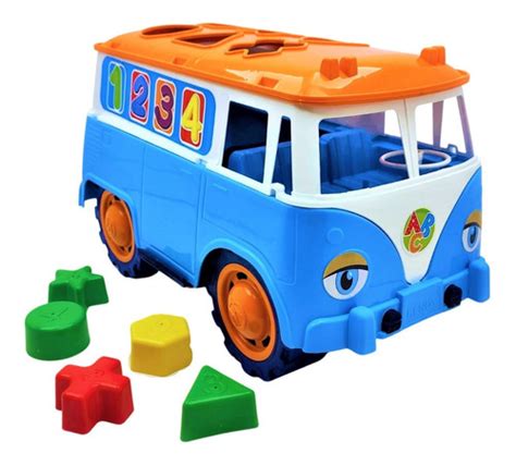 Brinquedo Educativo Kombi Pe As De Montar Kombica Carrinho Sttilo