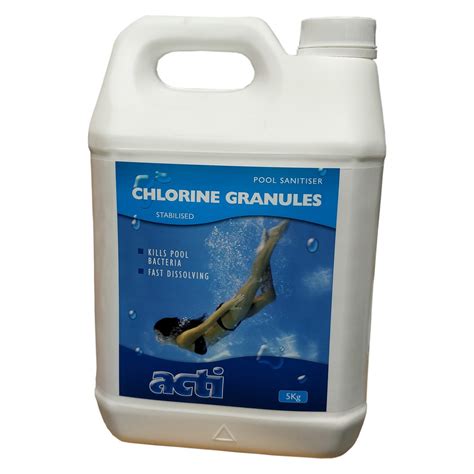 Acti Kg Stabilised Chlorine Granules Pure Garden Buildings