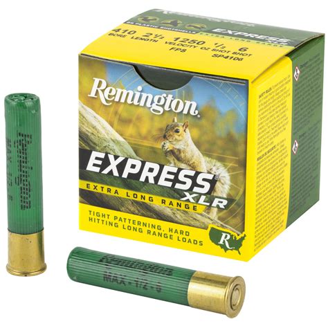 REMINGTON EXPRESS LONG RANGE 410 GAUGE 2 5 MAX DRAM 0 5 OZ LEAD 25