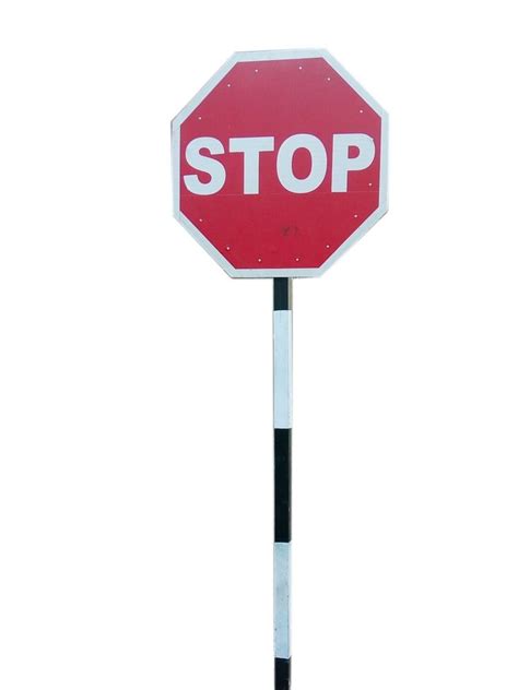 Aluminium Octogonal Traffic Signal Sign Board, For Road Side, Board ...