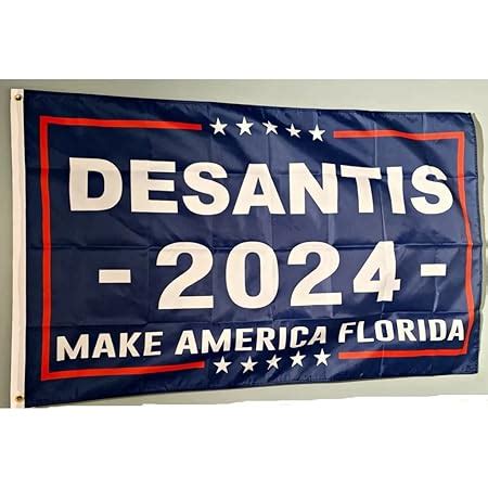 Amazon DeSantis 2024 Flag Make America Florida Flag 3x5 Ft Ron