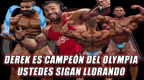 La Pol Mica Del Olympia Derek Lunsford Es Justo Campe N