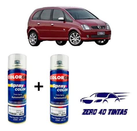 Spray Automotiva Vermelho Lyra Gm Verniz Spray Colorgin