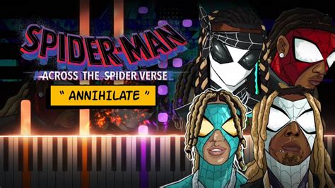 Annihilate Spider Man Across The Spider Verse Synthesia Piano