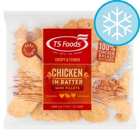 Ts Foods Battered Chicken Breast Fillet1kg Tesco Groceries