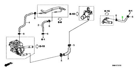 buy genuine honda rnaa  rna  hose thermobody
