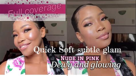 SIMPLE EVERYDAY GLAM Pink Nude Makeup Tutorial YouTube