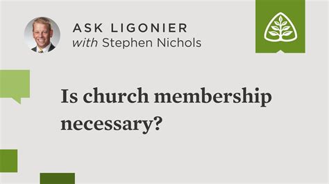 Is Church Membership Necessary YouTube