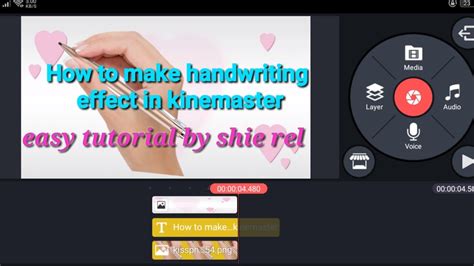 How To Make Handwriting Effect In Kinemaster Paano Gumawa Ng