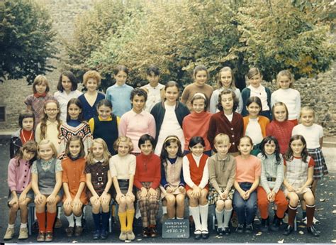 Photo De Classe Primaire Filles Cm2 1970 1971 De 1970 Ecole Cordeliers