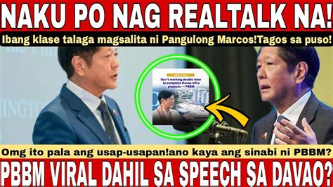 GOOSEBUMPS PBBM VIRAL MATAPOS ANG KANYANG NAKAKAIYAK AT REALTALK NA