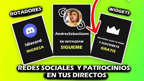 Como Poner Redes Sociales Animadas En Tu Directo Obs Youtube