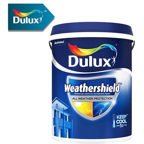 ICI Dulux Weathershield Exterior Paint 1L | Shopee Malaysia