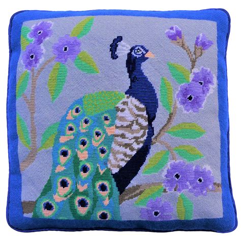 Needlepointus Celia Lewis Peacock Needlepoint Kit Glorafilia Glcl06