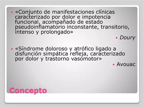 S Ndrome De Dolor Regional Complejo Ppt