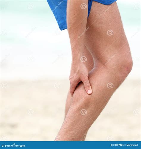 Leg Calf Sport Muscle Injury Stock Image Image Of Injuries People