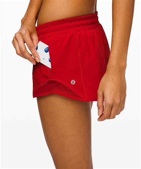 Lululemon Hotty Hot Short Ii Dark Red Lulu Fanatics