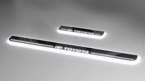 Soleira Iluminada Led Automotiva Black Corolla Cross 2022 23