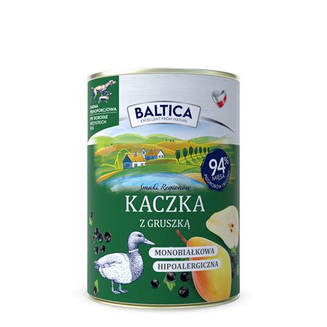 Baltica Karma Mokra Dla Psa Kaczka Z Gruszk G Psismaki