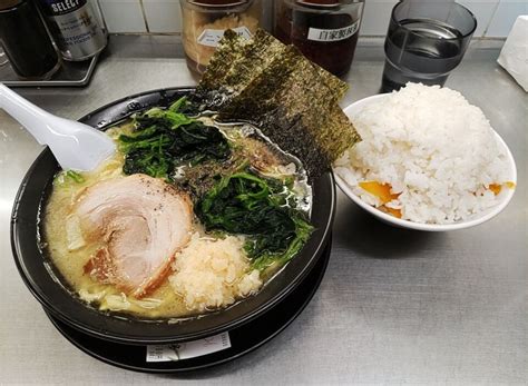 横浜家系ラーメン武骨家溝ノ口店 13回目 豚骨ラーメン（塩） 365日のラブレター