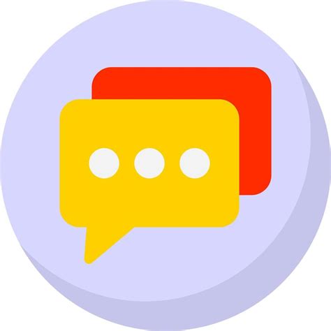 Chat Vector Icon Design 20158898 Vector Art At Vecteezy