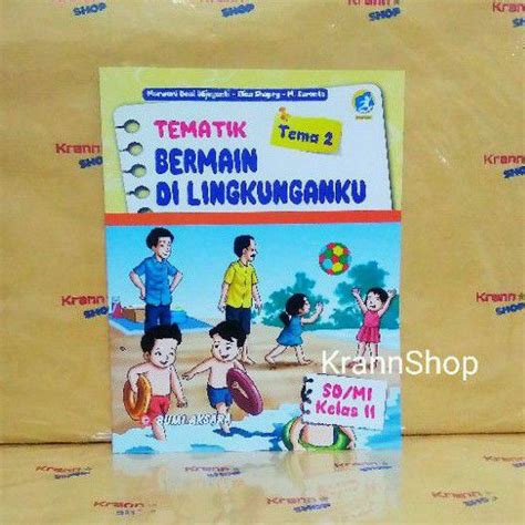 Jual TEMATIK SD KLS 2 TEMA 2 Bermain Di Lingkunganku Shopee Indonesia