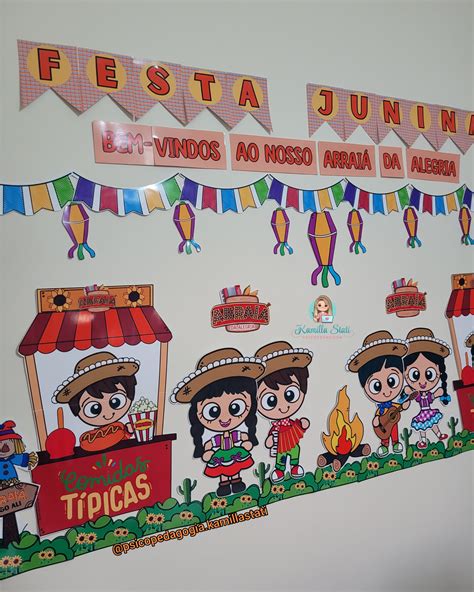 Painel Festa Junina Materiais Para Profes Seu Portal De Recursos