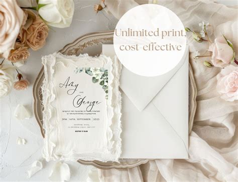 Winter Wedding Invitation Summer Wedding Invitation Fall Wedding