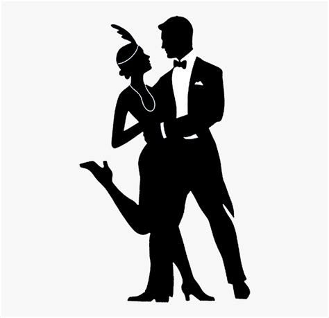 Charleston Dancing Couple, HD Png Download - kindpng