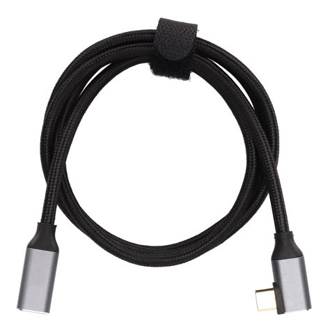 4K 100W PD 5A Right Angle Bend 90 Degree Gen 2 USB3 1 Type C Male To