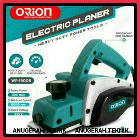 Jual Mesin Serut Kayu Elektrik Electric Wood Planer Machine Orion Wp