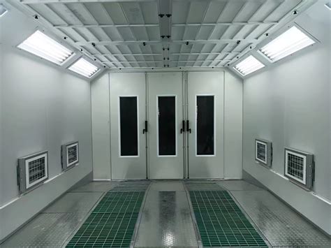 Customized Automotive Spray Booth Solution Complete Ventilation And