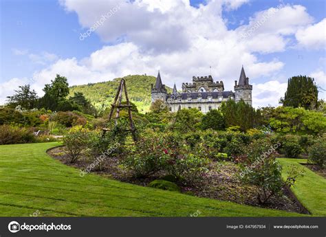 Inveraray Scotland 2022 August Inveraray Castle Iconic Scottish Visitor Attraction – Stock ...