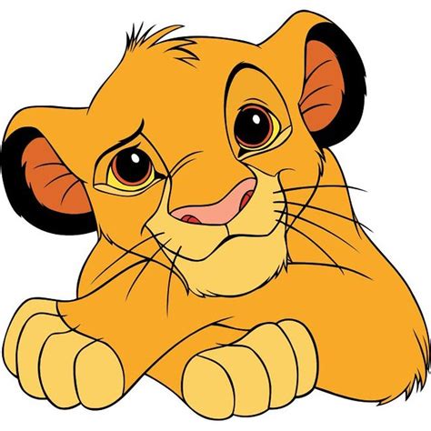 120 Baby Simba Lion King Svg Svg Png Eps Dxf File