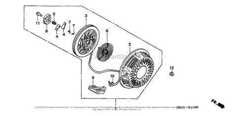 Honda Engines Gx U Qzx Engine Jpn Vin Gcapk Parts