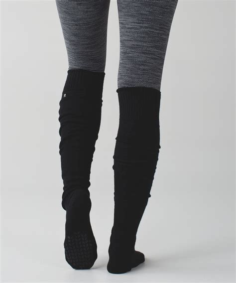 Lululemon Savasana Sock Black Fourth Release Lulu Fanatics