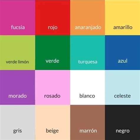 The Colors In Spanish Printable Worksheets And Flashcards