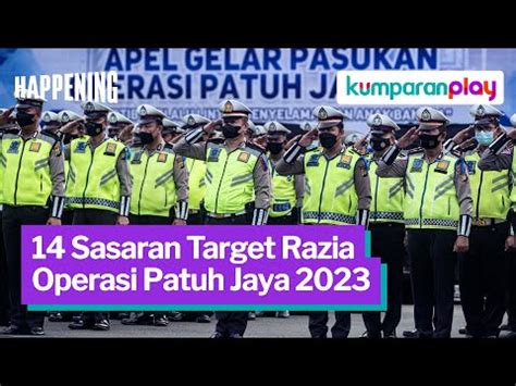 Berikut Ini Daftar Target Pelanggaran Dan Denda Operasi Patuh Jaya 2023