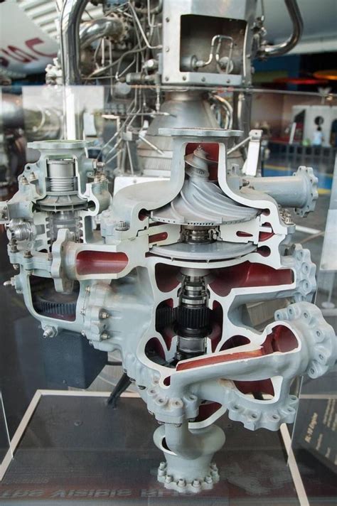 Rocket engine turbopump cutaway - photo - HomemadeTools.net