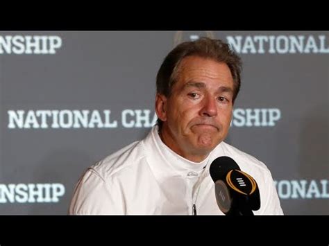 Nick Saban Talks About Why Alabama Should Be In The College Football