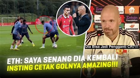 DIAM DIAM IKUT BERLATIH DI U 21 Begini Reaksi Ten Hag Saat Greenwood