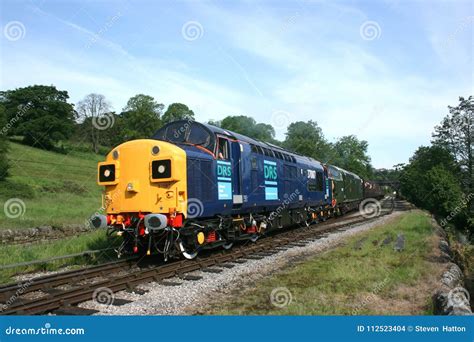 Class 37 37087 And D6737 At The Keighley And Worth Valley Railway West Yorkshire Uk June